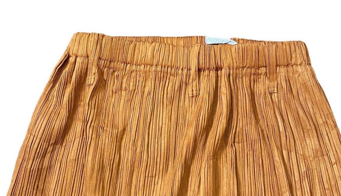 Pleats Please Issey Miyake TAX FREE 🇺🇸 Issey miyake pleats please fringe skirt Size 23" - 2 Thumbnail