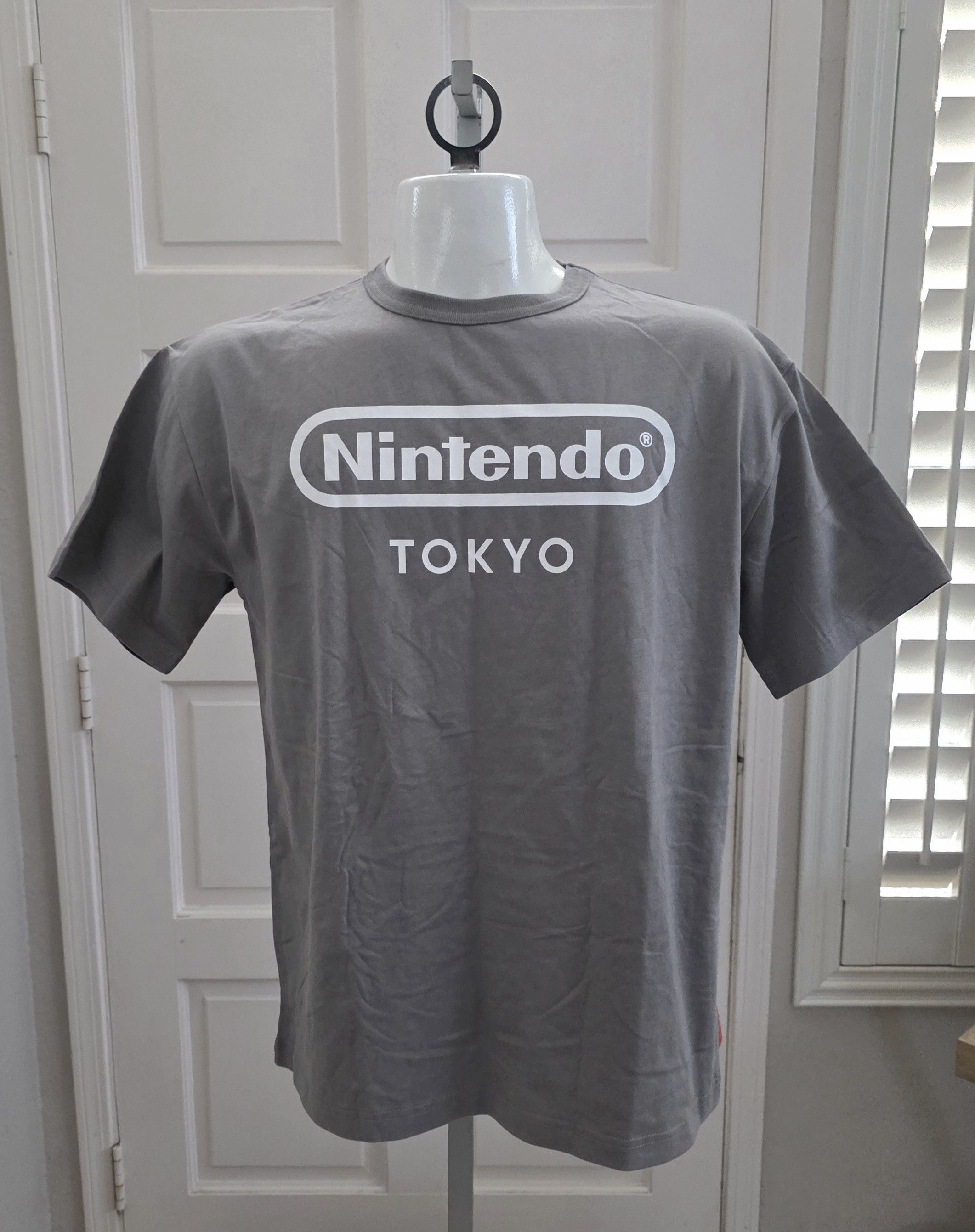 Nintendo Nintendo Official Logo Tokyo Japan Gray Tee Size Large Size US L / EU 52-54 / 3 - 1 Thumbnail