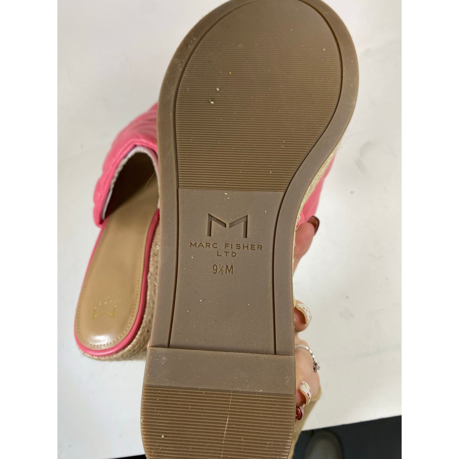 Marc Fisher Marc Fisher Espadrille Platform Sandals Pink 9.5W Size US 9.5 / IT 39.5 - 6 Thumbnail