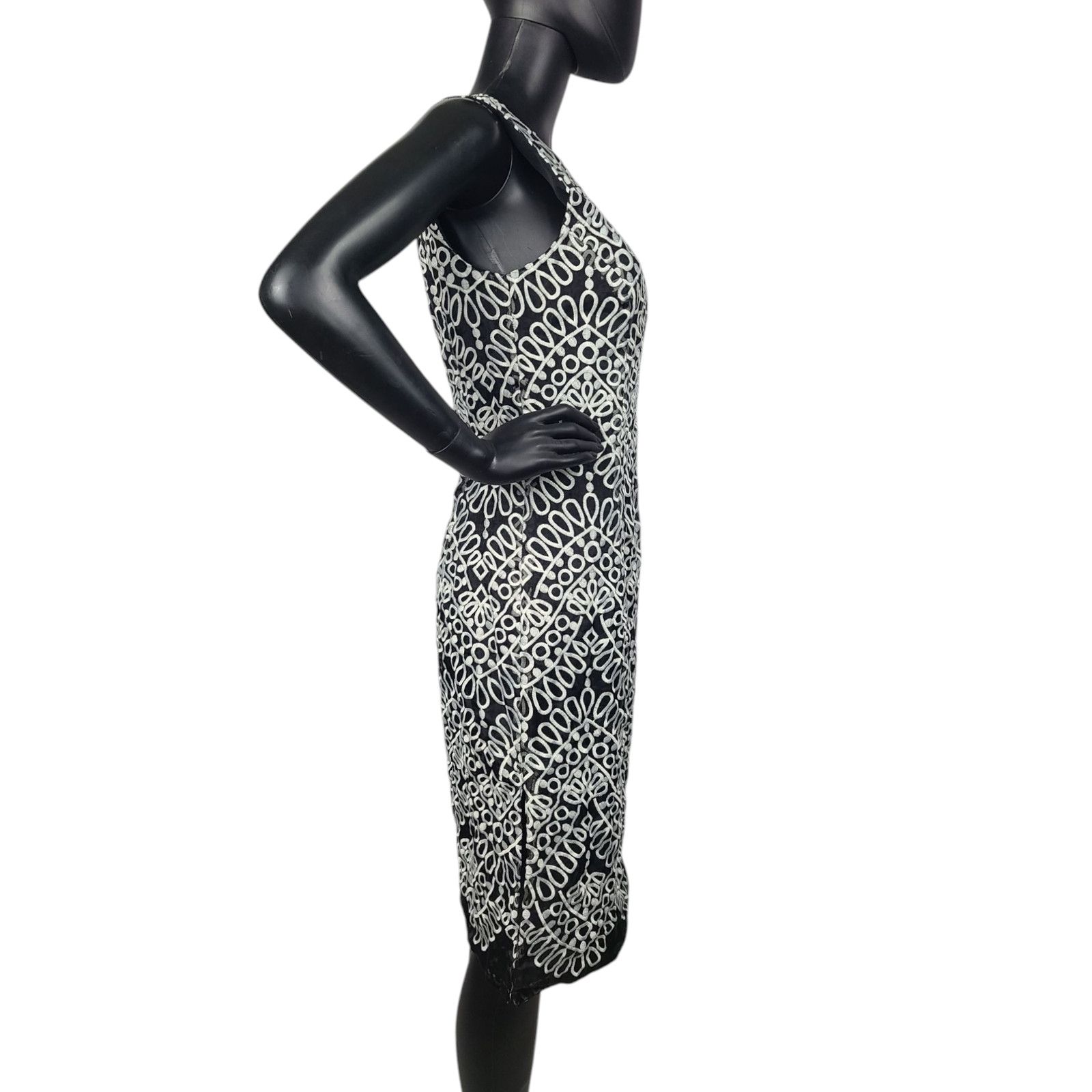 Prabal Gurung Prabal Gurung Sleeveless Sheath Jewel-Neck Slim Dress Size 4 Size S / US 4 / IT 40 - 3 Thumbnail
