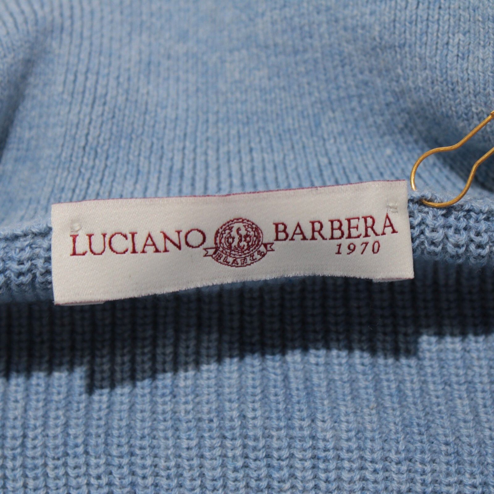 Luciano Barbera Luciano Barbera Sweater Size US L in Blue Size US L / EU 52-54 / 3 - 3 Thumbnail