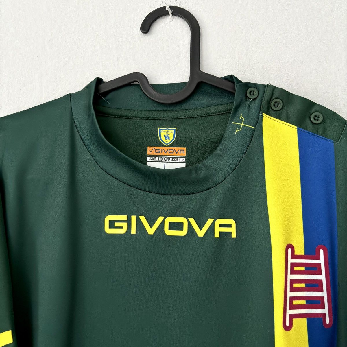 Other 2017 2018 Chievo Verona Givova Third Kit Soccer Jersey Shirt Size US L / EU 52-54 / 3 - 3 Thumbnail