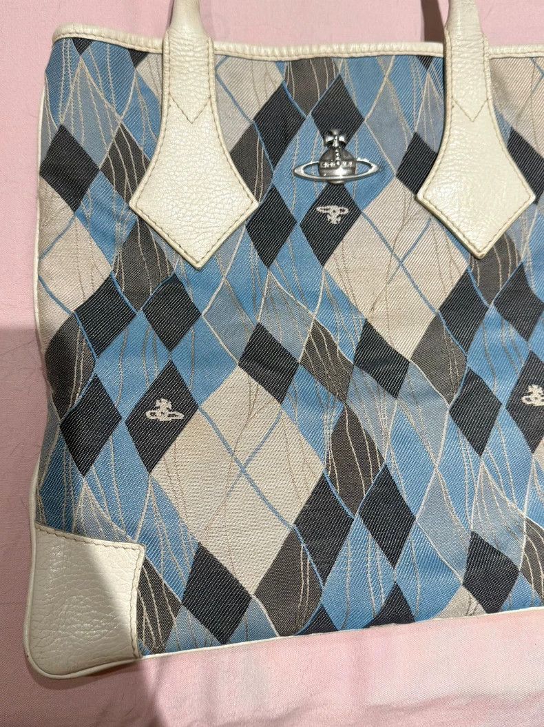 Vivienne Westwood Vivienne Westwood size os Blue diamond check antique bag Size ONE SIZE - 3 Thumbnail