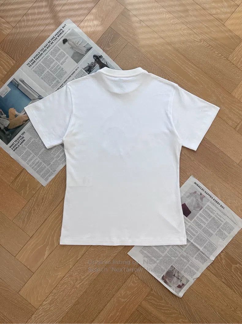 Louis Vuitton Louis Vuitton Globe Flocking Logo Chain Short Sleeve Size US S / EU 44-46 / 1 - 2 Thumbnail
