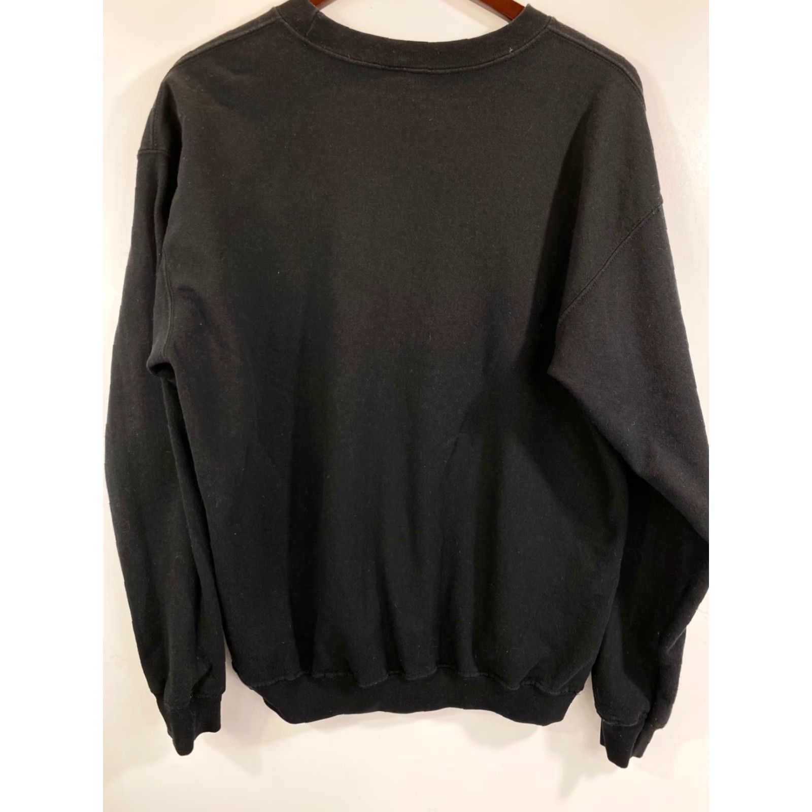 Polaroid Polaroid Mens T-Shirt Logo Crew Neck Long Sleeve Pullover Black 860 L Regular Size US L / EU 52-54 / 3 - 3 Thumbnail