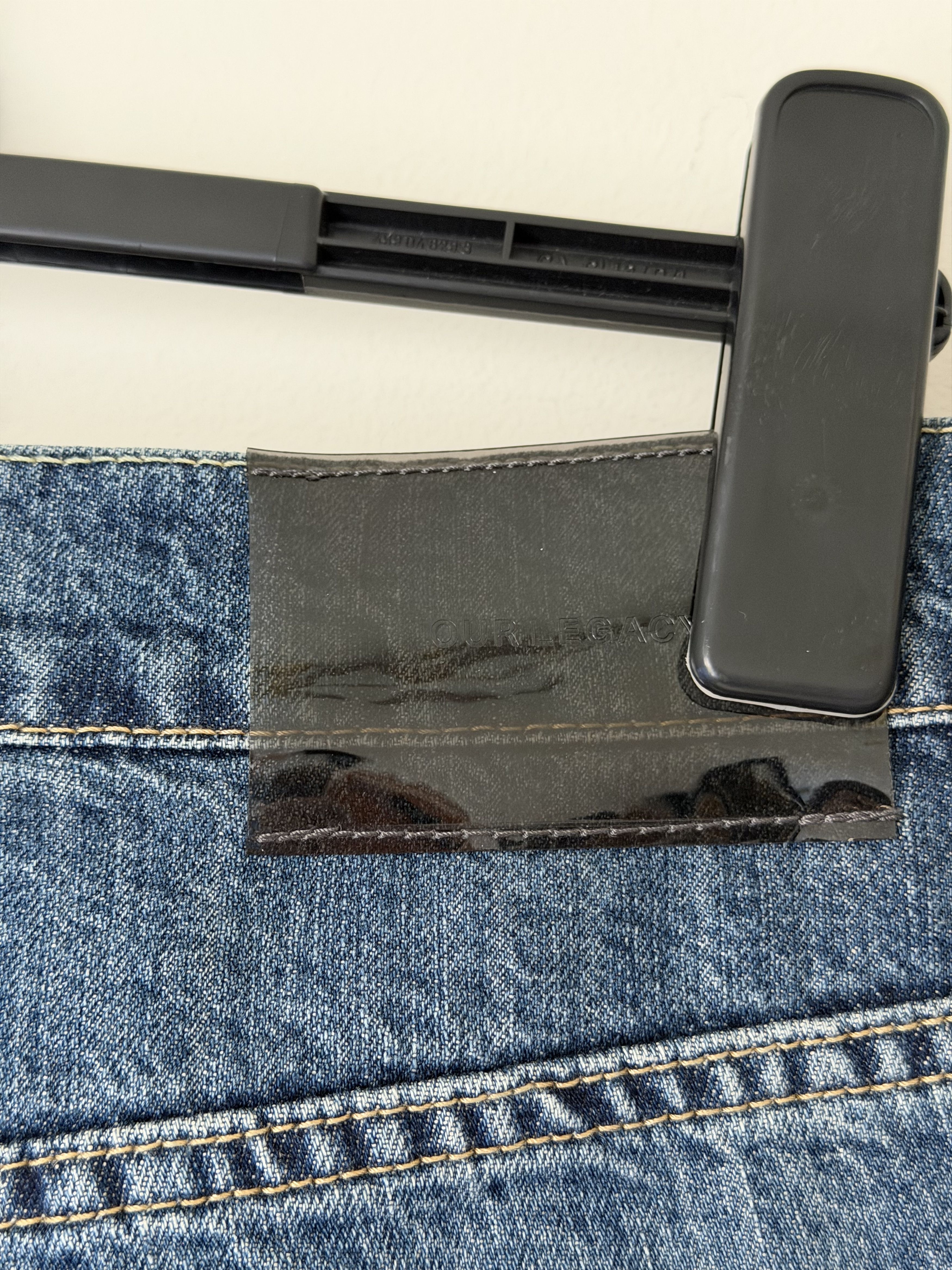 Our Legacy Our Legacy Vast Cut Repair Rubber Jeans in Blue Size US 36 / EU 52 - 7 Thumbnail