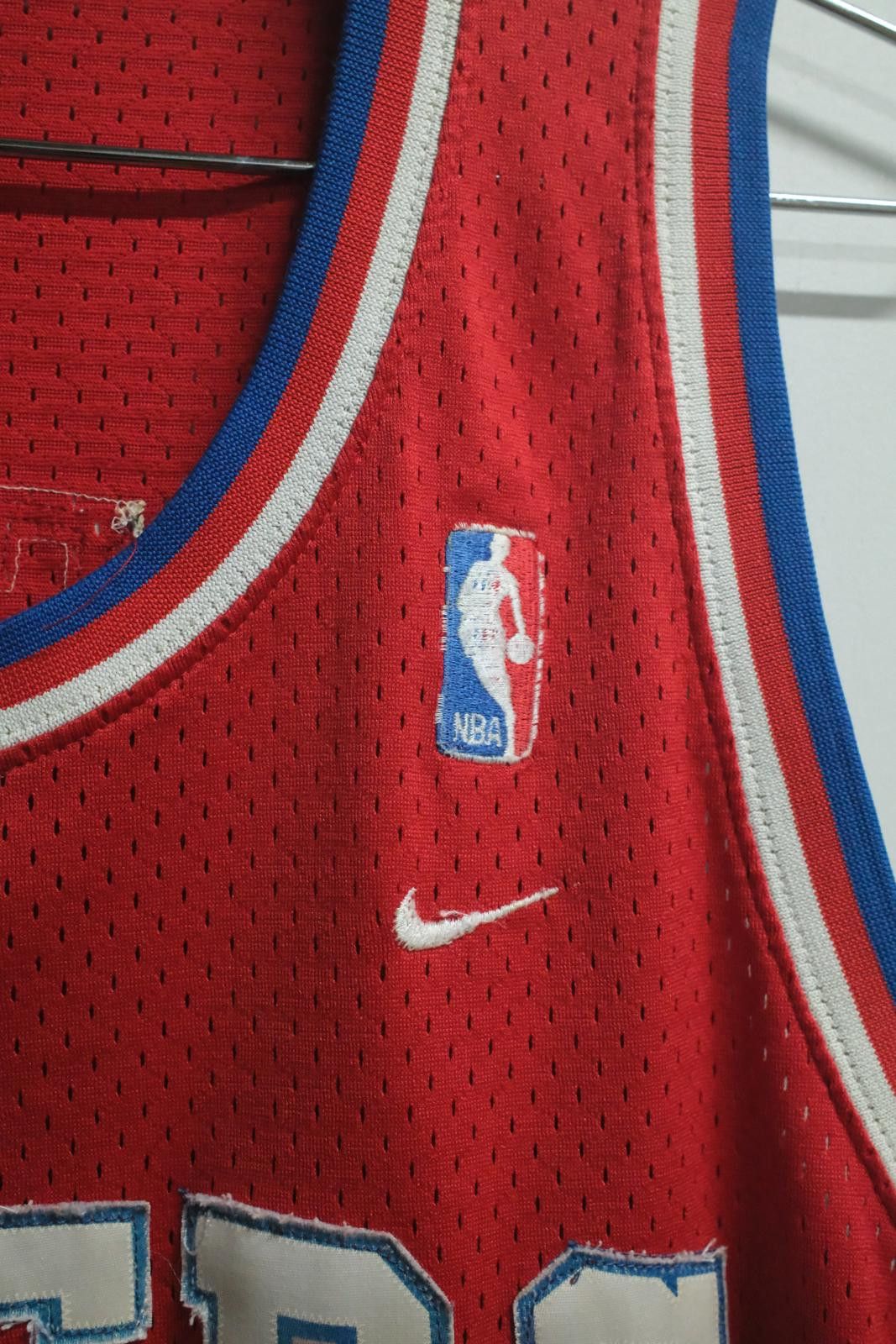 Nike 90s Nike Philadelphia 76ers Iverson #3 Red Basketball Jersey Size ONE SIZE - 5 Thumbnail