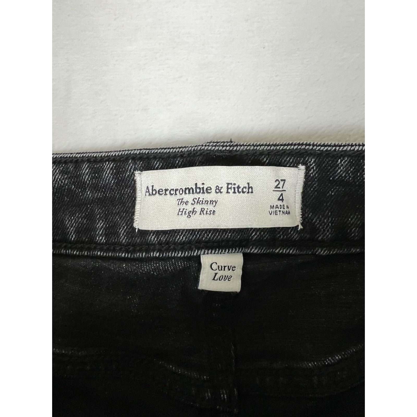 Abercrombie & Fitch Abercrombie & Fitch Jeans Womens 4 27 Gray High Rise The Ski Size 27" / US 4 / IT 40 - 4 Thumbnail