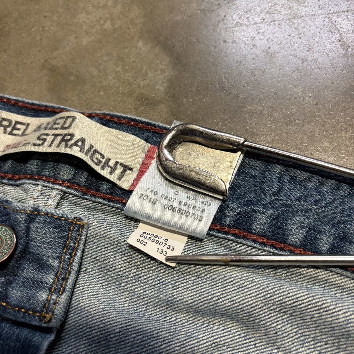 Levi's Vintage Levis 559 Relaxed Straight Denim Jeans Grunge Punk Size US 34 / EU 50 - 10 Thumbnail