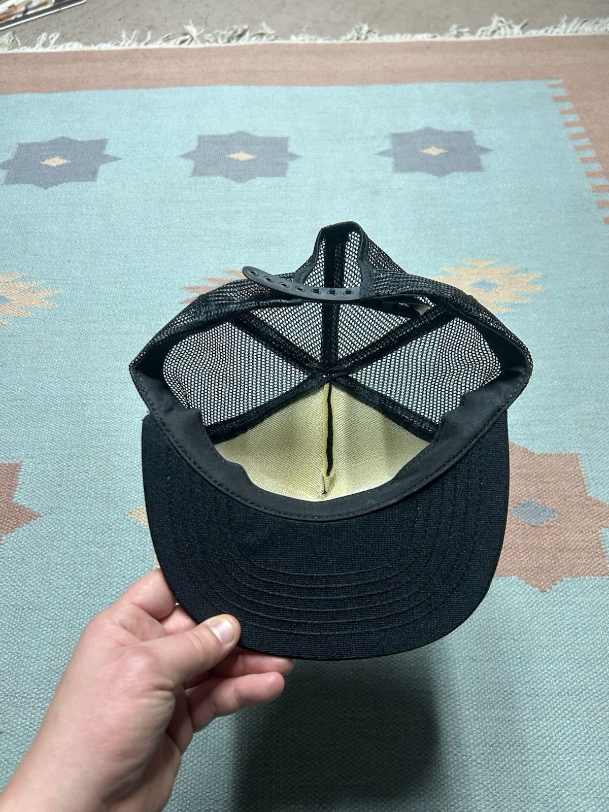 Vintage Vtg 80s trucker hat contractors steel company USA snapback Size ONE SIZE - 5 Thumbnail