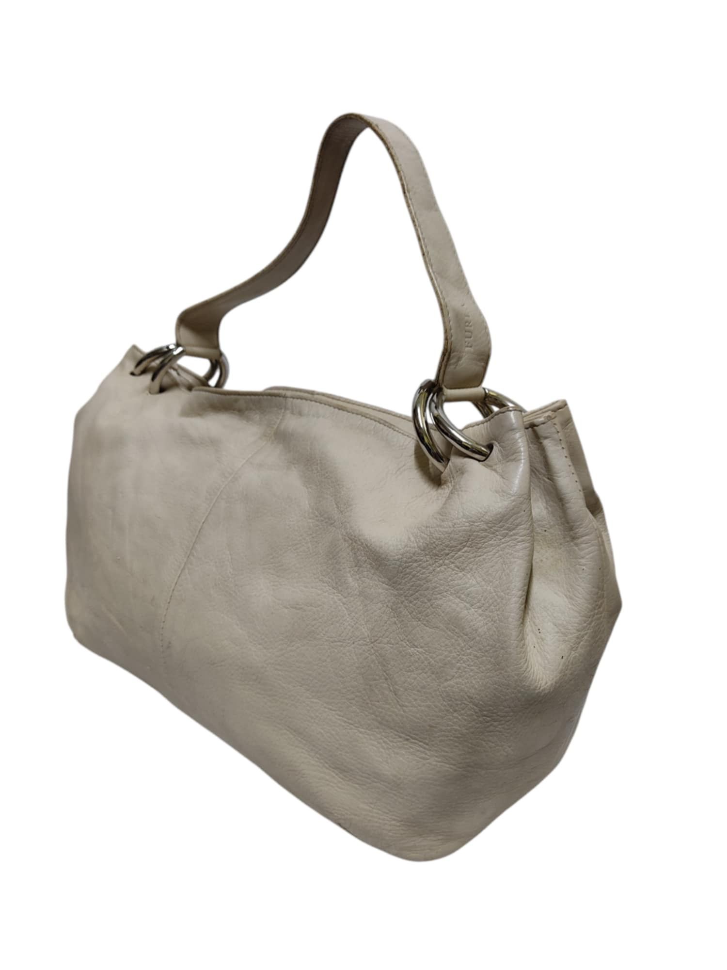 Furla FURLA WHITE LEATHER SHOULDER BAG Size ONE SIZE - 8 Thumbnail