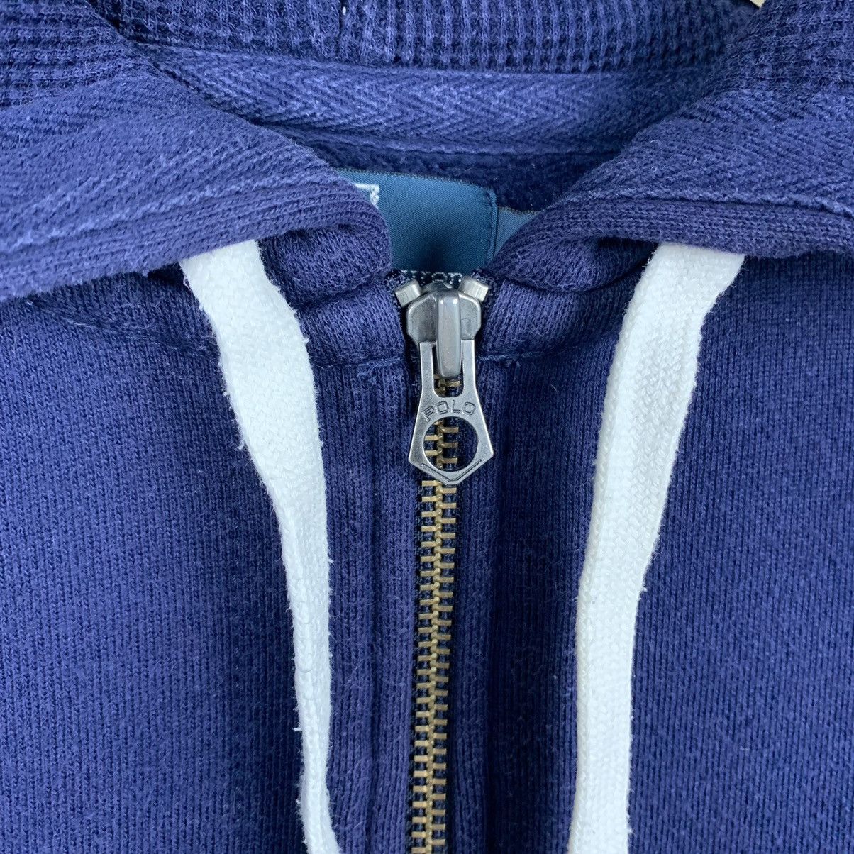 Polo Ralph Lauren Vintage Y2K Polo Ralph Lauren Zip Up Hoodie Yellow Pony Logo Size US L / EU 52-54 / 3 - 5 Thumbnail