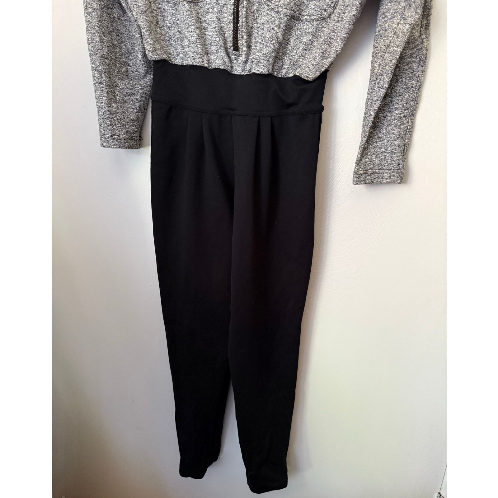 Vintage Vintage 80’s Cache Gray Black Strirrup Jumpsuit Small Med Size 30" / US 8 / IT 44 - 2 Thumbnail