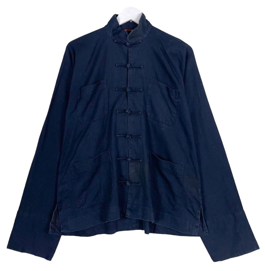 Indigo × Issey Miyake × Japanese Brand 💥70s TRADITIONAL MANDARIN DRAGON SEEDS KAPITAL INSPIRED Size US M / EU 48-50 / 2 - 1 Thumbnail