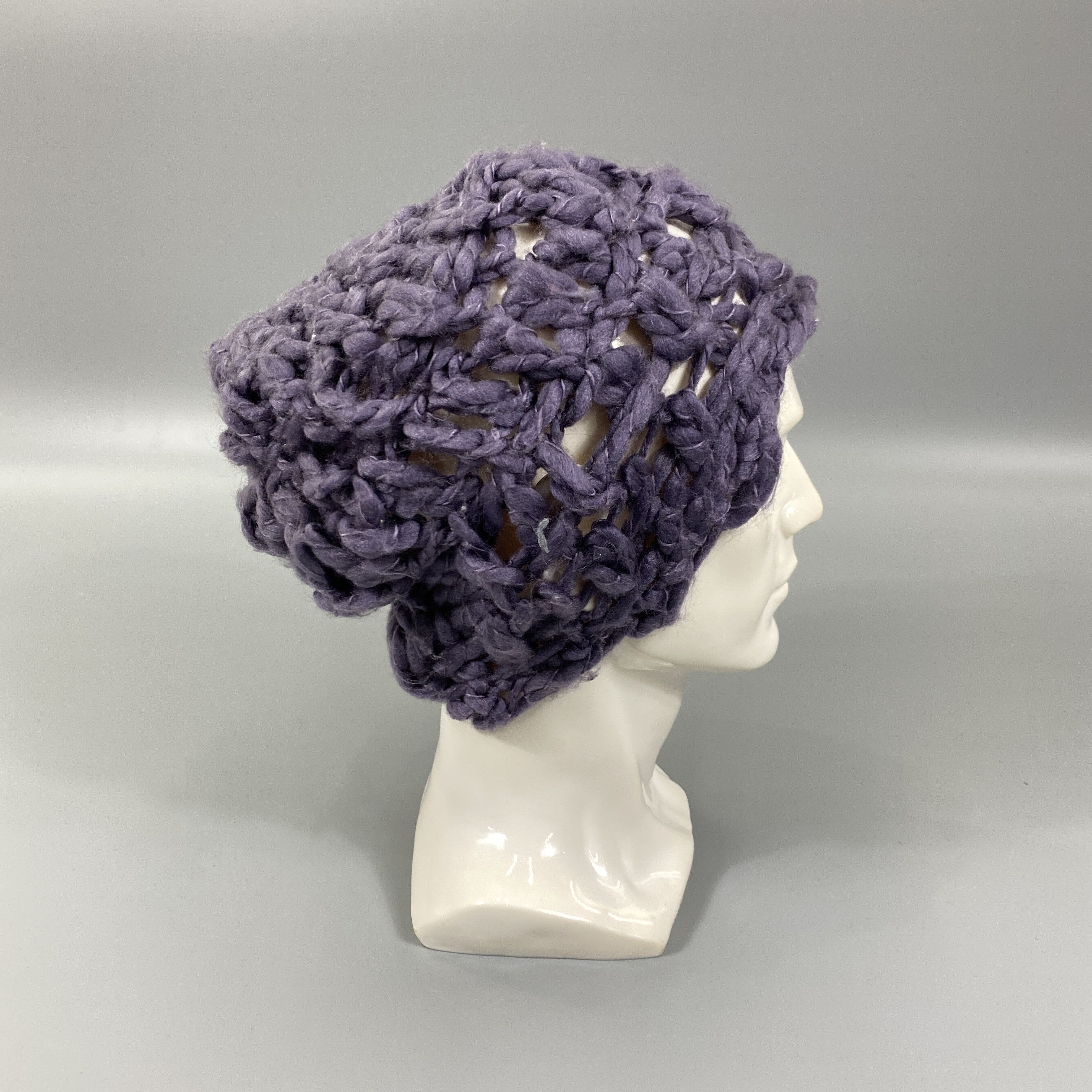 Japanese Brand Handmade Knitted Beanie Hat -BN833 Size ONE SIZE - 4 Thumbnail