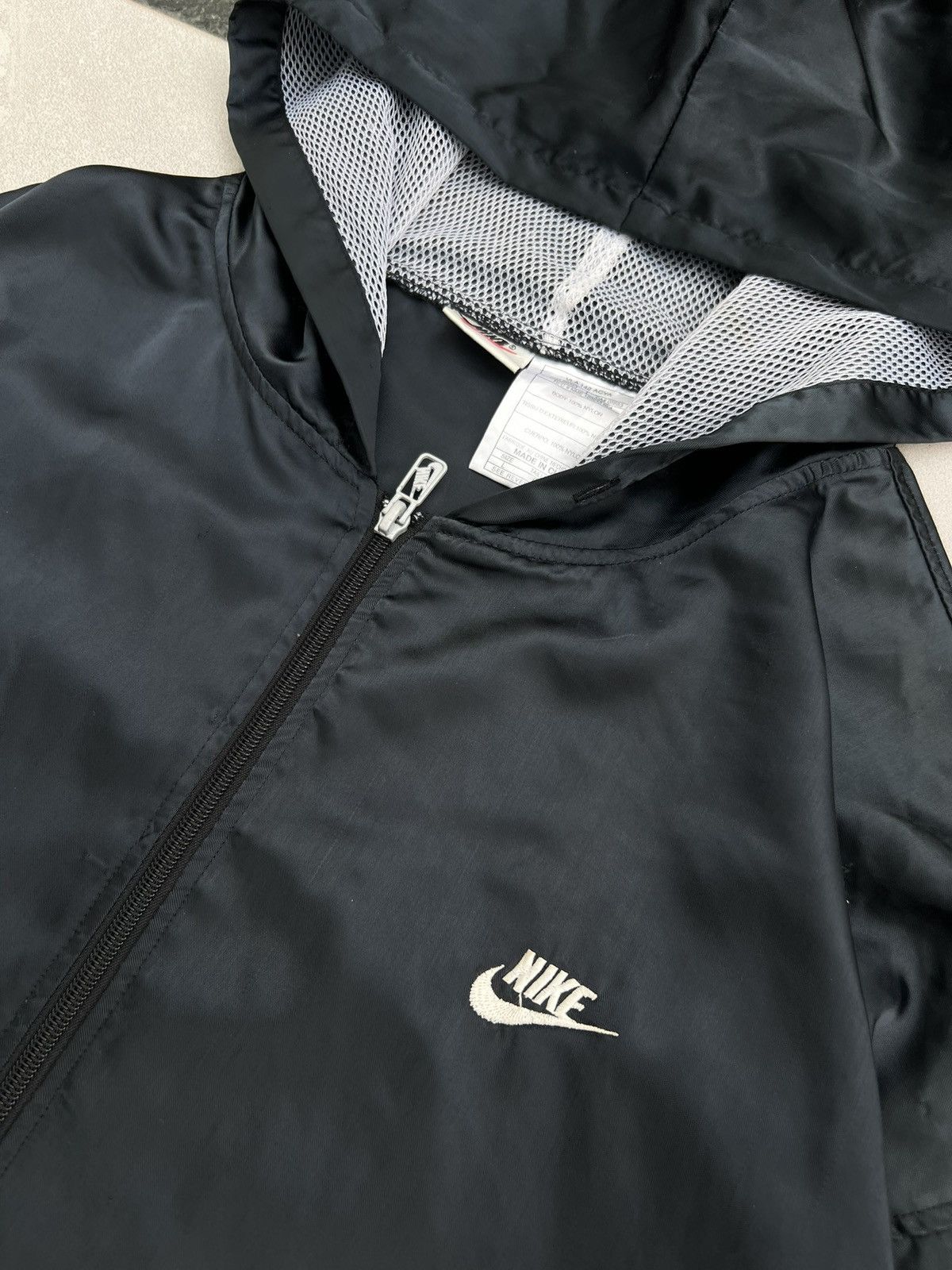 Nike 90s Nike Retro Logo Vintage Y2K Oversized Hooded Jacket Size US XL / EU 56 / 4 - 4 Thumbnail