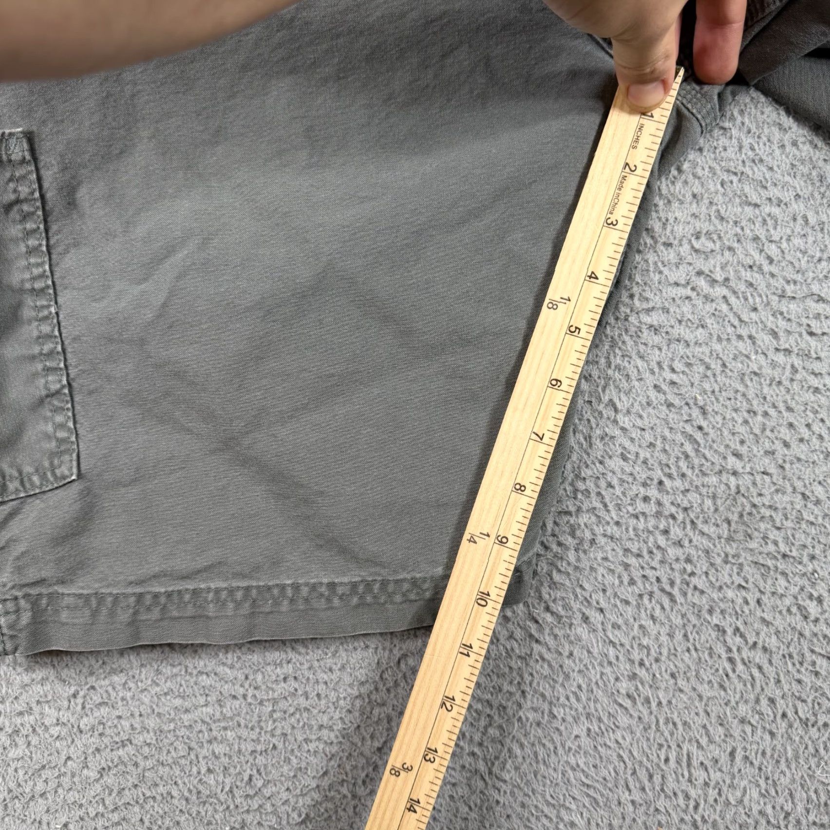 Carhartt Carhartt Shorts Cargo Gray Men's 36 Workwear Outdoor Flat Front Pockets Regular Cargo Pocket Size 36 USA Outdoor Workwear Mens Gray Cotton B147-FAT Size US 36 / EU 52 - 5 Thumbnail