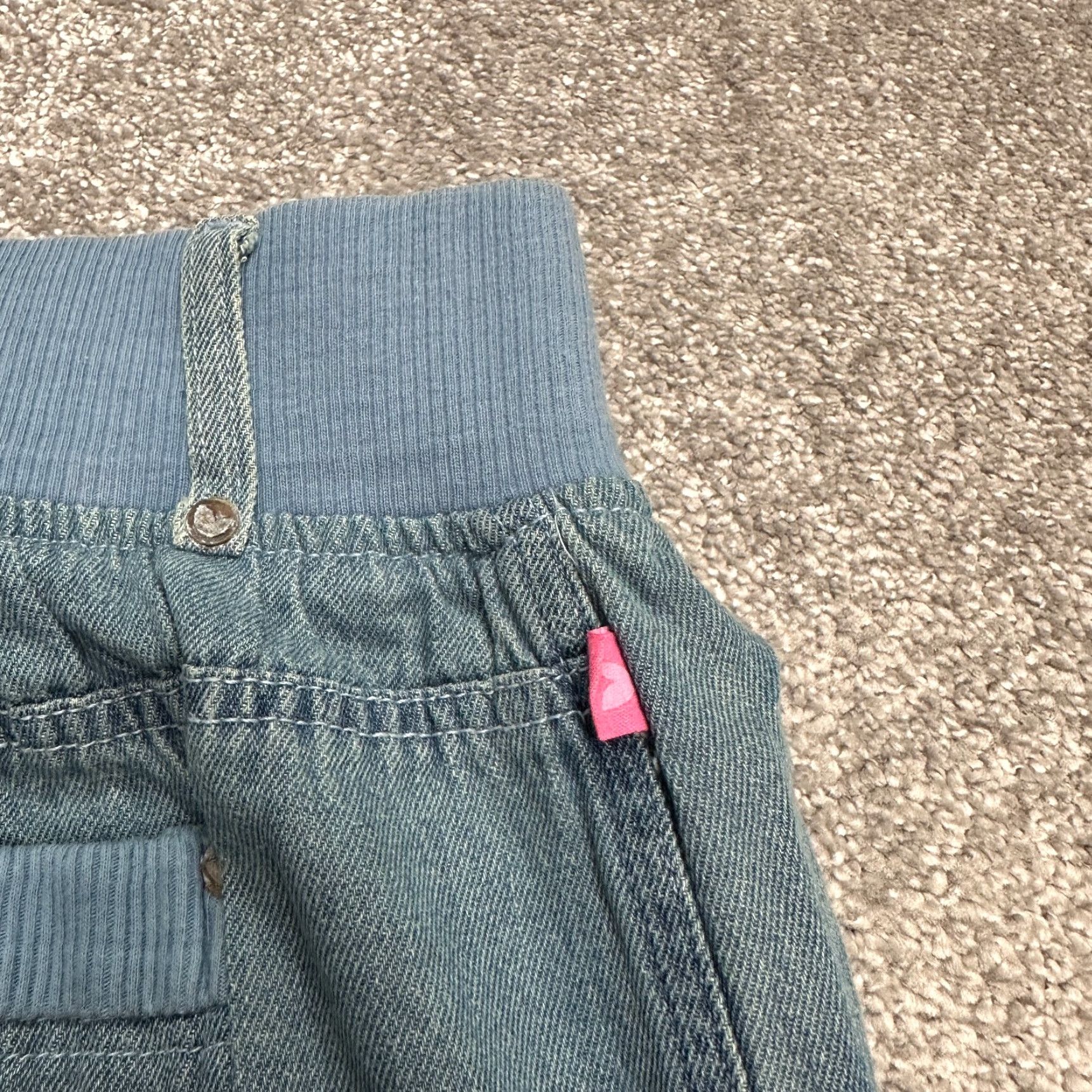 Vintage Woman Within Jeans Women 16W Blue Cargo Straight 34x29 Modern Fit Size 38" / US 16 / IT 52 - 5 Thumbnail