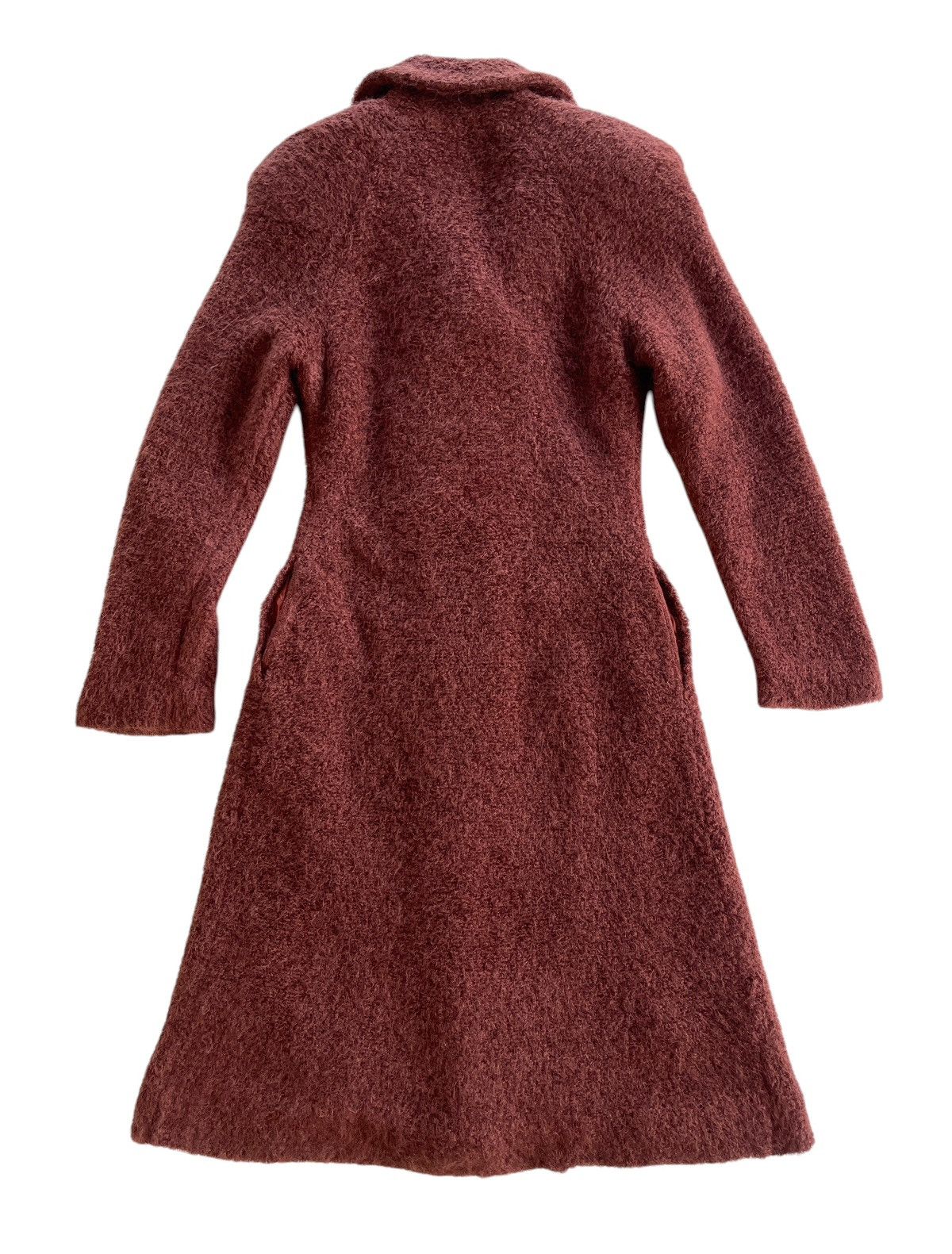 Michel Klein Michel Klein Double Breasted Mohair Coat Size S / US 4 / IT 40 - 4 Thumbnail