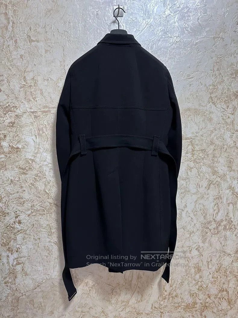 Rick Owens Rick Owens Black Overcoat Trench Coat. Size US M / EU 48-50 / 2 - 2 Thumbnail