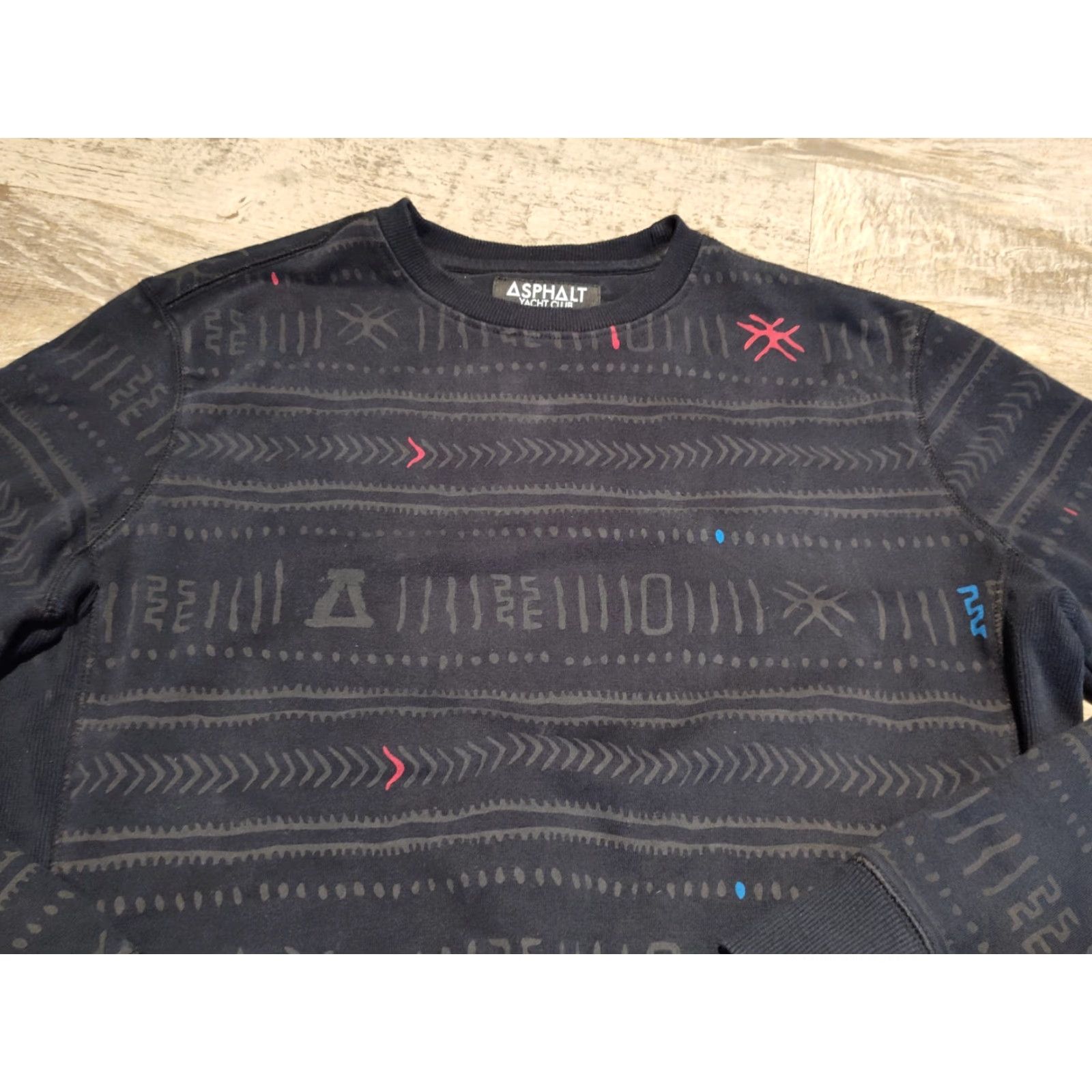 Gloverall ASPHALT YACHT CLUB AOP ALL OVER PRINT CREWNECK SWEATSHIRT SZ M Size US M / EU 48-50 / 2 - 5 Thumbnail