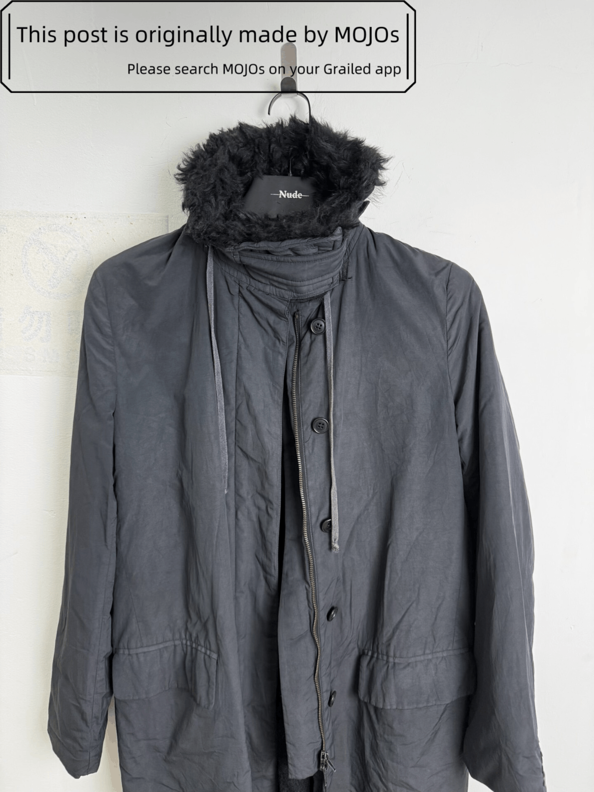Helmut Lang Sz 40 Helmut Lang 99AW Fur Neck Parkas mojos16441215 Size US M / EU 48-50 / 2 - 2 Thumbnail