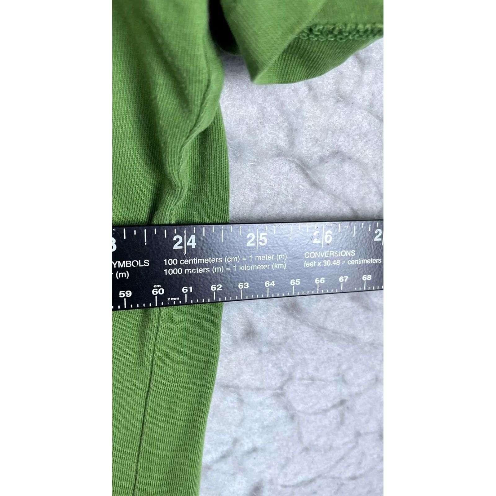 The North Face The North Face Polo Shirt Mens 2XL Green Solid Logo Short Sleeve Casual Knit Size US XXL / EU 58 / 5 - 5 Thumbnail