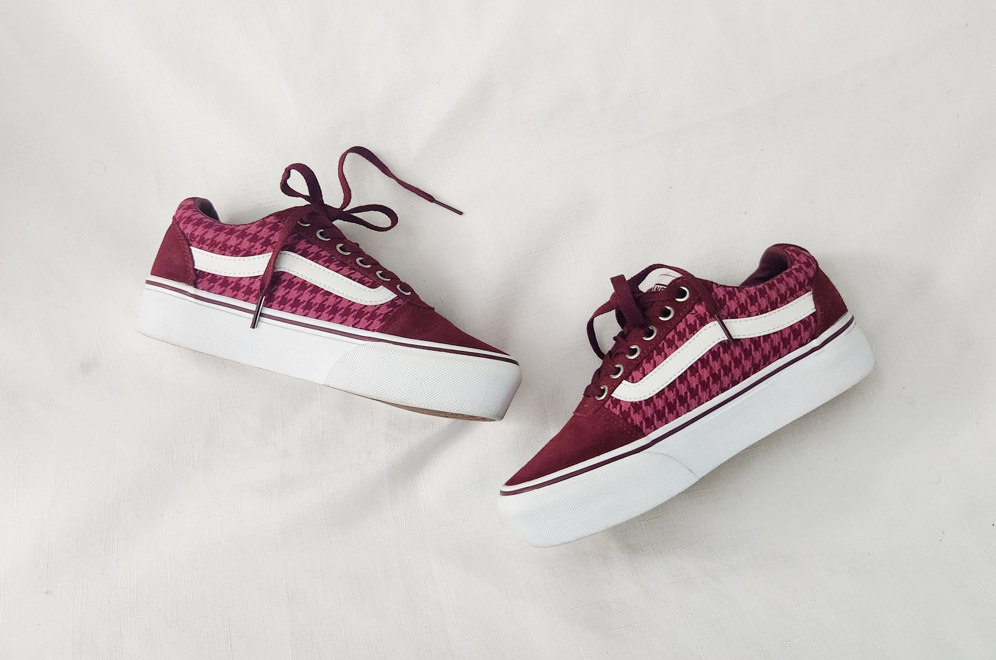 Vans Vans Ward Platform Plaid Mix Port Houndstooth Sneakers SZ 6 Size US 6 / IT 36 - 5 Thumbnail