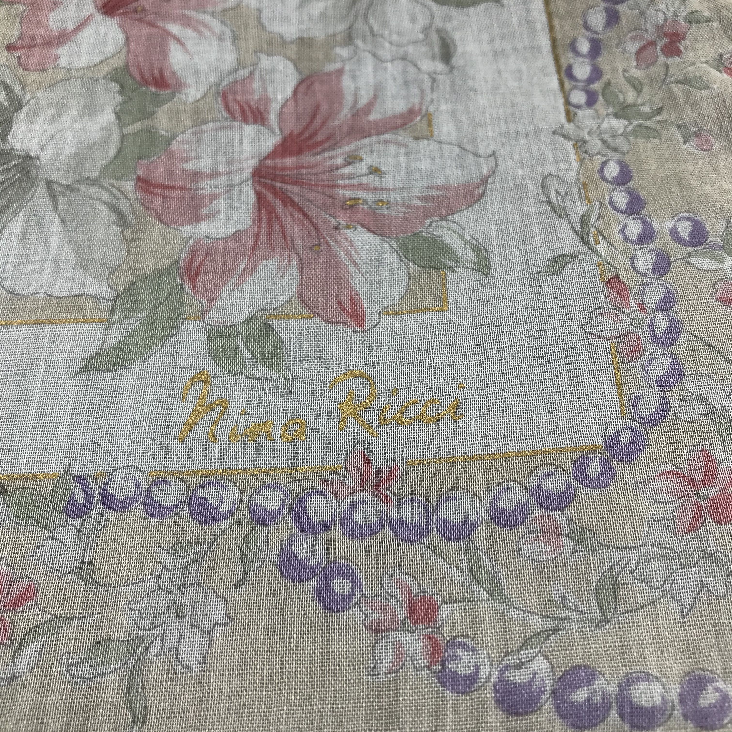 Nina Ricci Nina Ricci Handkerchief Neckerchief Bandana H187 Size ONE SIZE - 4 Thumbnail