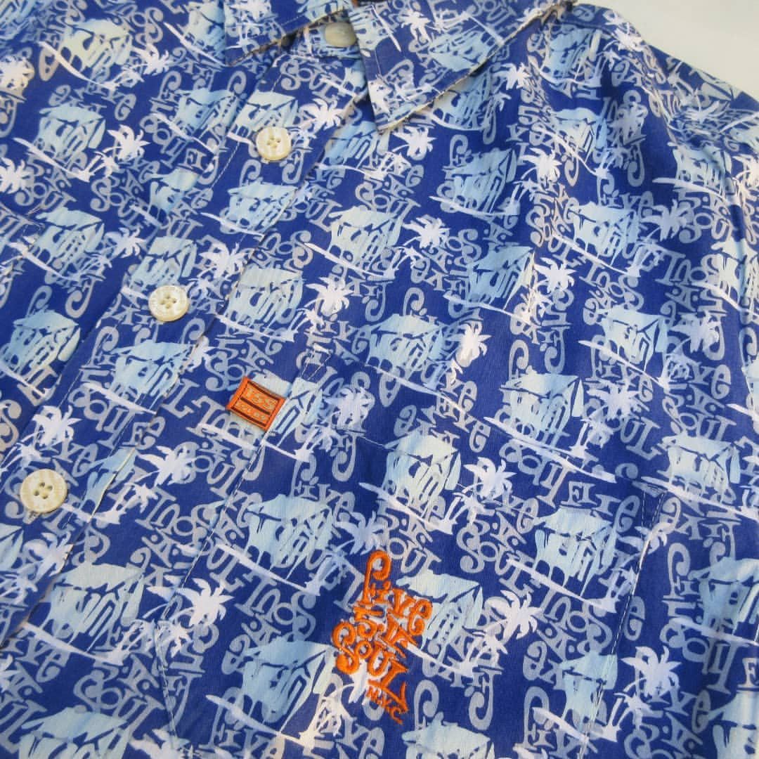 Triple 5 Soul × Vintage Vtg Triple 5 Five Soul Brooklyn NYC Navy S/S Button up hawai Size US M / EU 48-50 / 2 - 5 Thumbnail