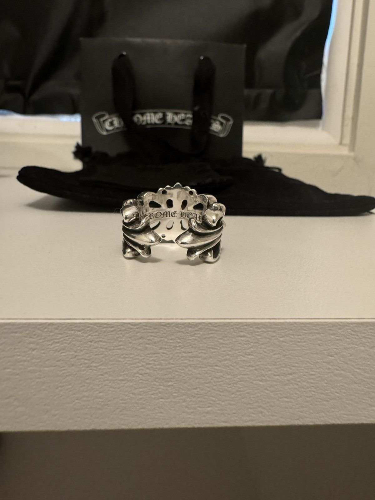 Chrome Hearts Chrome Hearts Double Floral Ring Size ONE SIZE - 3 Thumbnail
