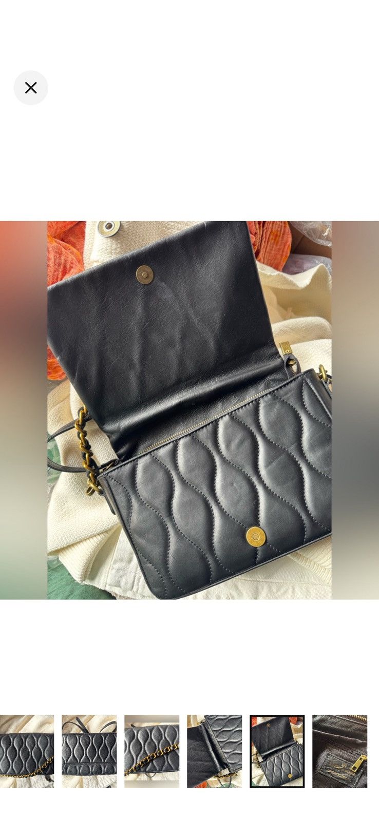 Other ROBERTA ROSSI Made In Italy Leather Crossbody With Chain Size ONE SIZE - 7 Thumbnail