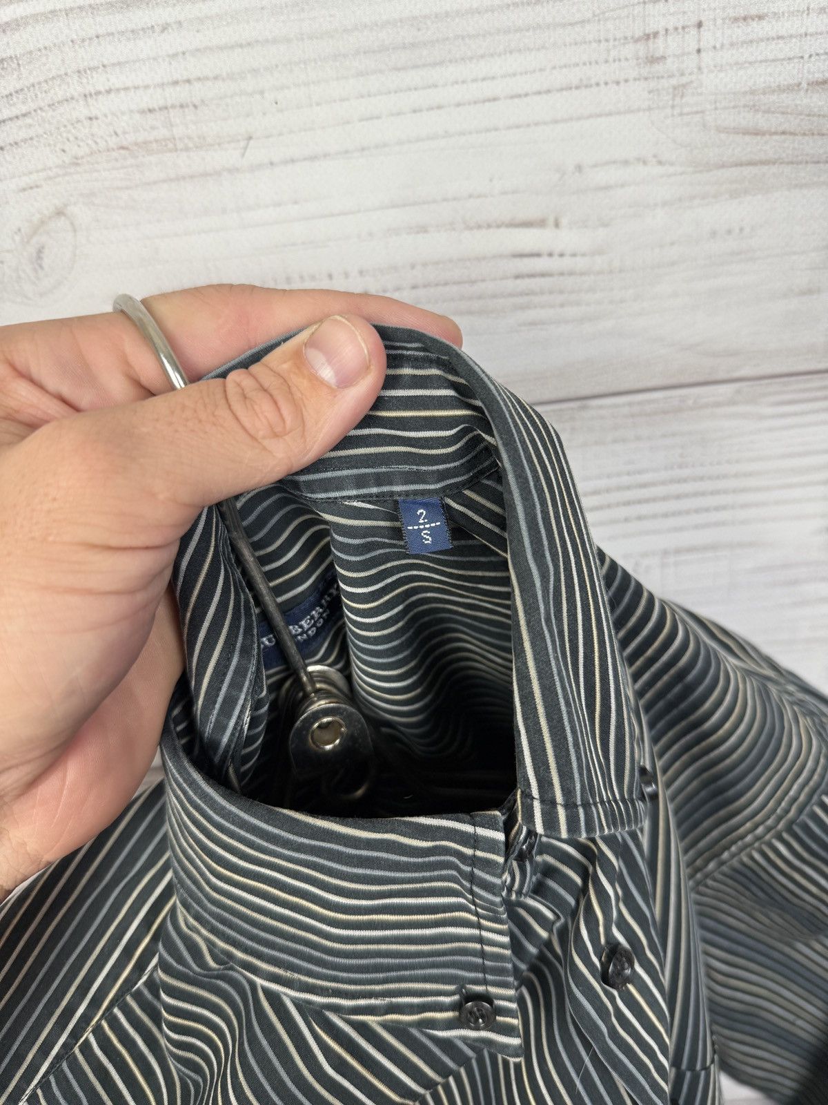 Burberry Vintage Burberry Striped Shirt Size US S / EU 44-46 / 1 - 10 Thumbnail