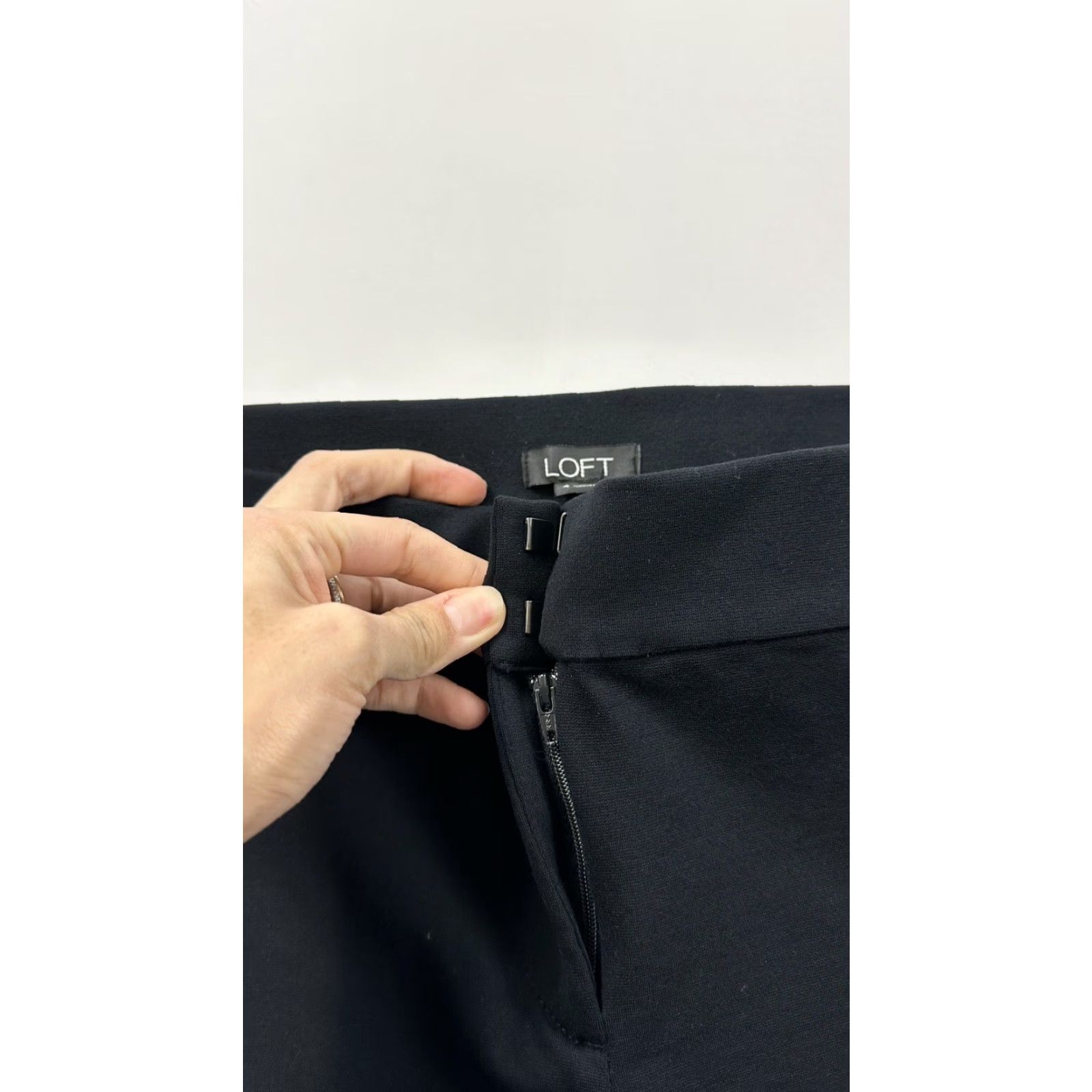Ann Taylor Loft Ann Taylor Pants Women 4 Black Dress Pants Size 27" / US 4 / IT 40 - 3 Thumbnail