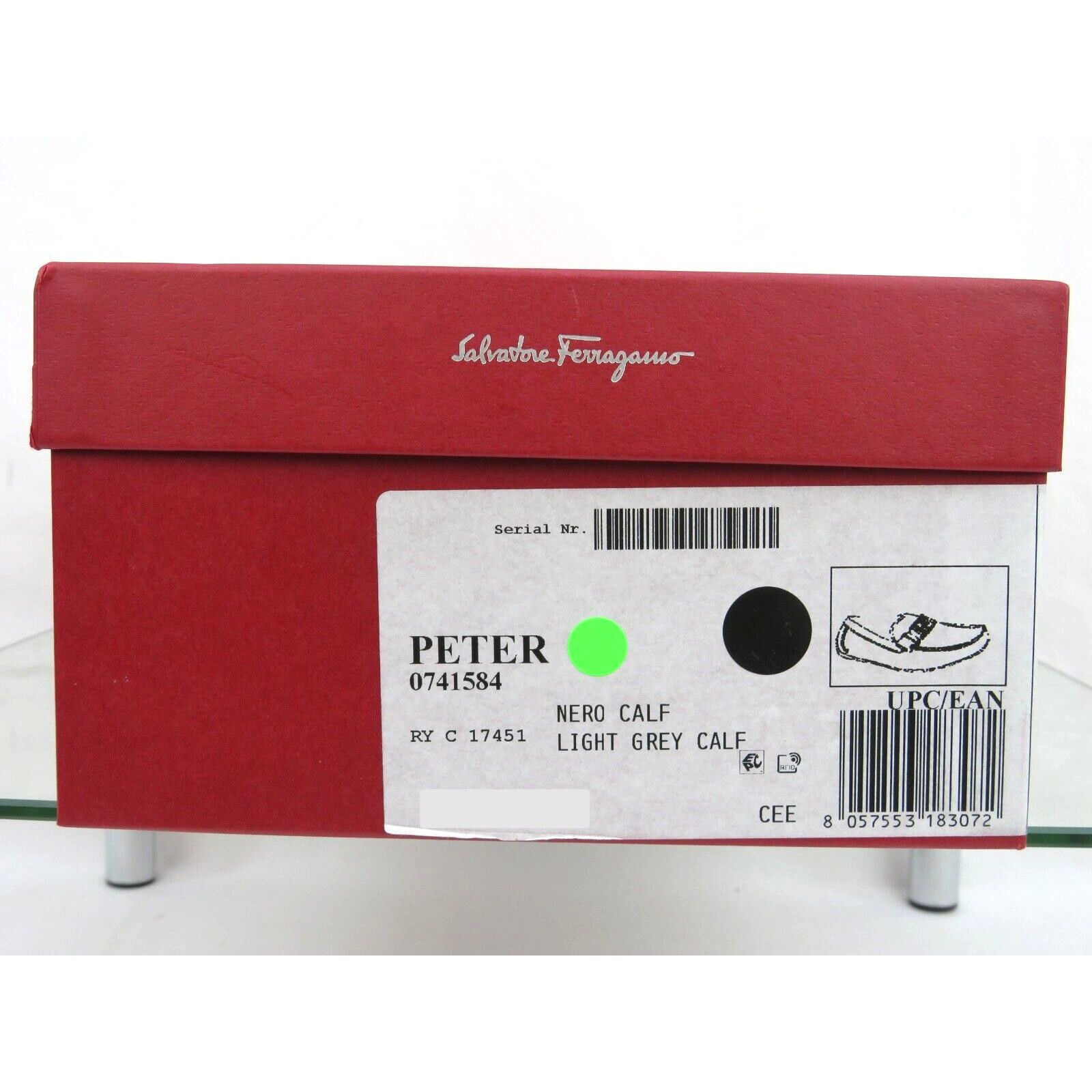 Salvatore Ferragamo FERRAGAMO PETER BLACK LEATHER LOGO DRIVING LOAFERS 8.5 EE Size US 9.5 / EU 42-43 - 12 Thumbnail