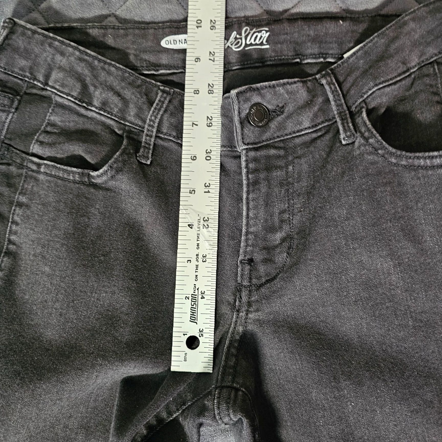Old Navy Old Navy Jeans Women Skinny Adult 10 Black Dark Wash Womens Size 32" / US 10 / IT 46 - 6 Thumbnail
