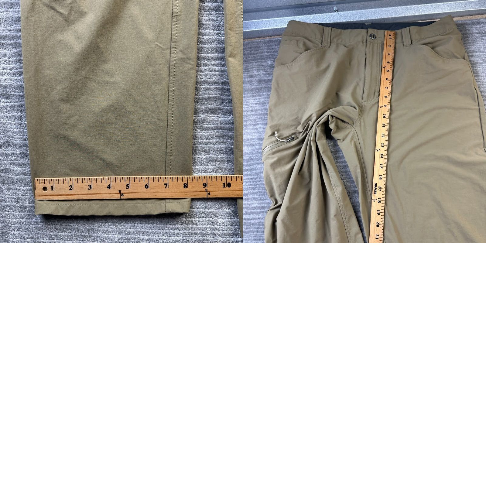 Patagonia Patagonia Quandary Pants Mens 40x31 Beige Tan Cargo Casual Travel 40 in Nylon Zipper Pockets Logo Regular Straight All Seasons Nec Size US 40 / EU 56 - 9 Thumbnail