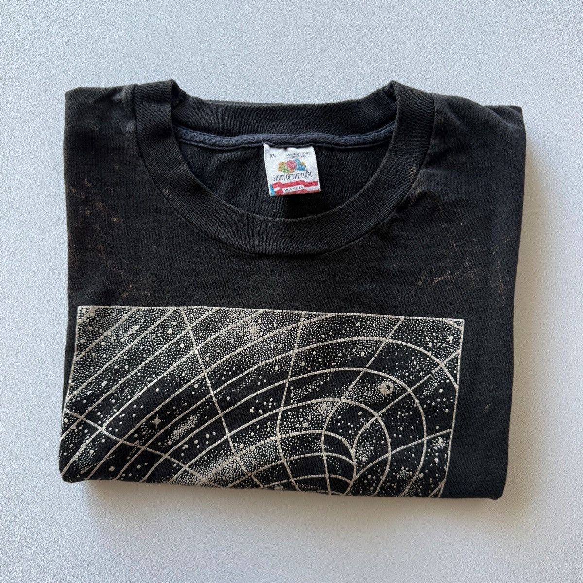 Vintage 1981 Vintage NOVA PBS Black Hole Space Tee Size US XL / EU 56 / 4 - 7 Thumbnail