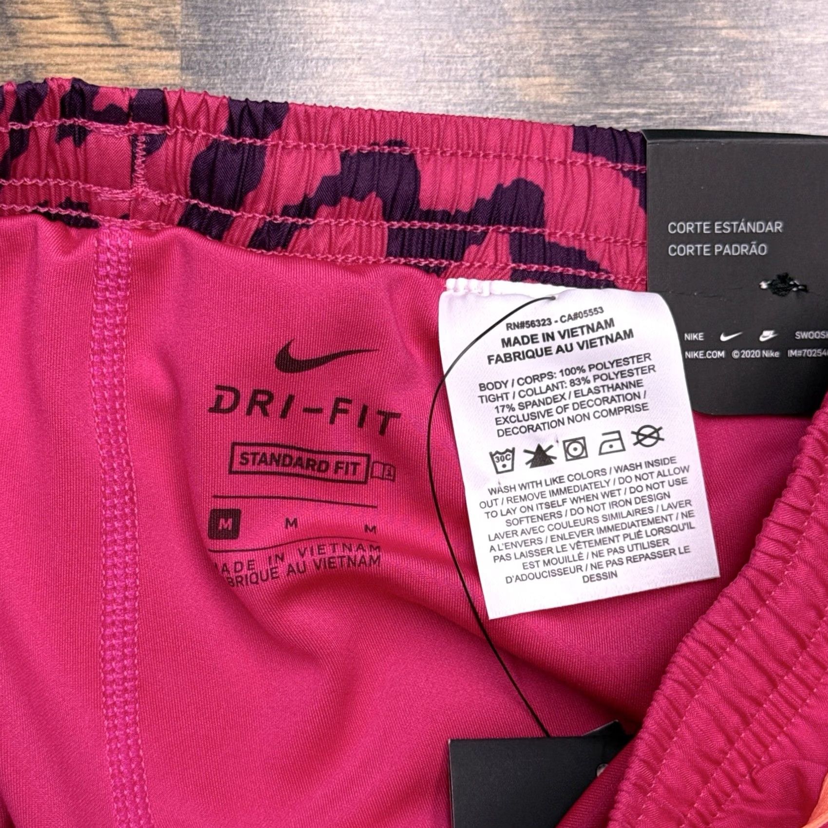 Nike Nike Shorts Girls M Pink DriFit Athletic Running New Size 32" / US 10 / IT 46 - 5 Thumbnail