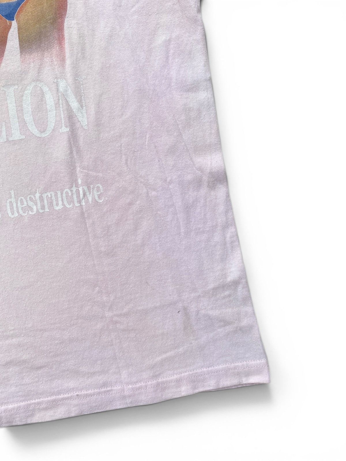 Japanese Brand Rare Neon Genesis Evangelion Waifu Tee Love is Destructive Size US XL / EU 56 / 4 - 13 Thumbnail
