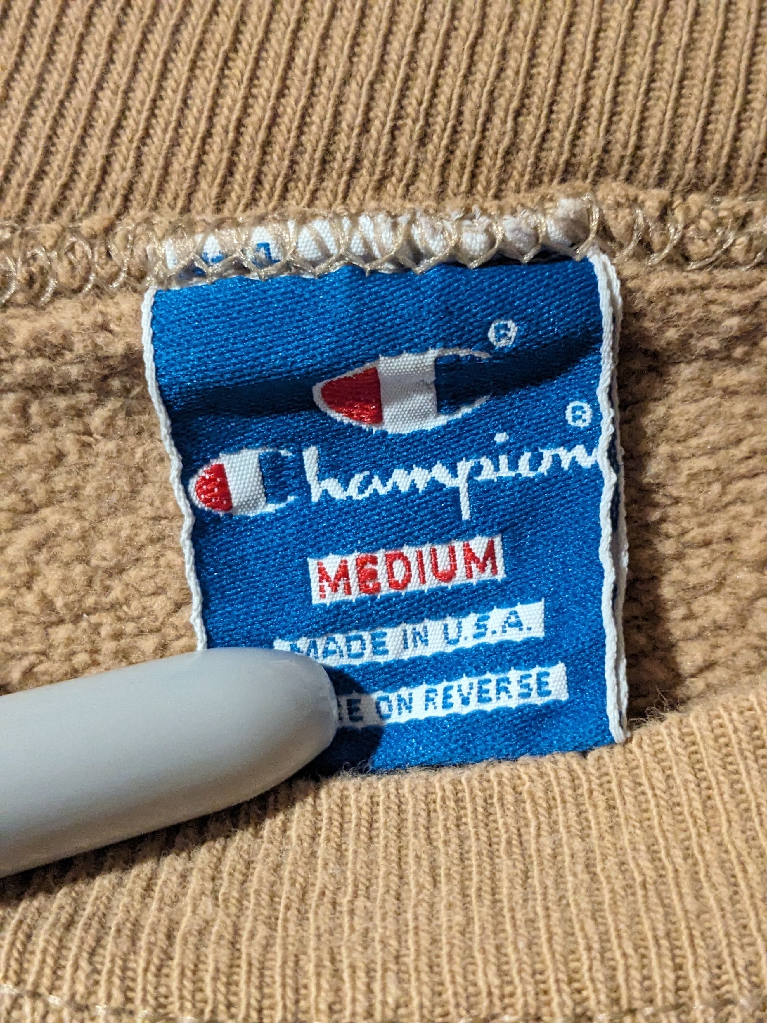 Champion × Vintage Vintage 90s Champion Essential Blank YOUTH Medium Sweatshirt Size US M / EU 48-50 / 2 - 3 Thumbnail