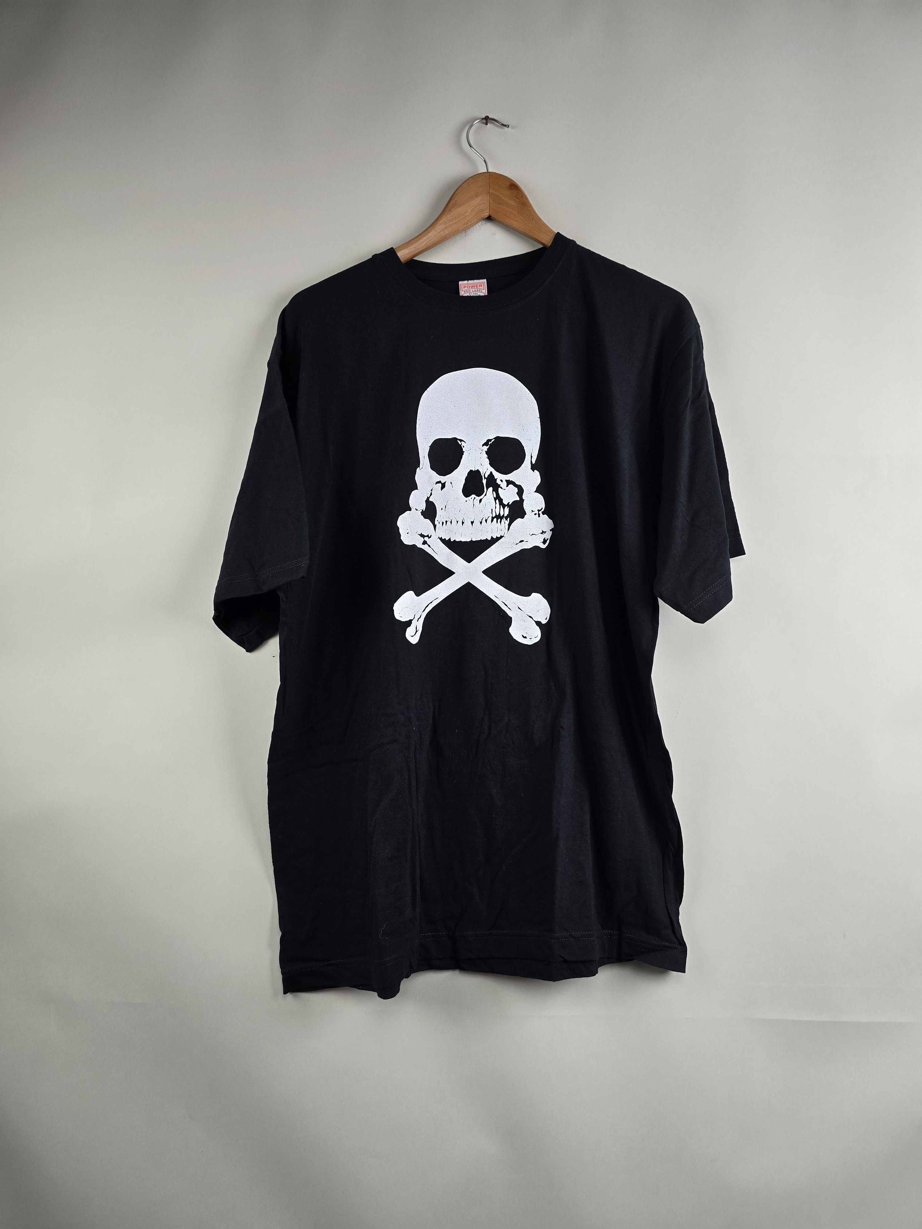 image of Anima x Movie 2000 Captain Harlock Death Shadow Anime Tee 2Xl 23.5" 30.5" in Black, Men's