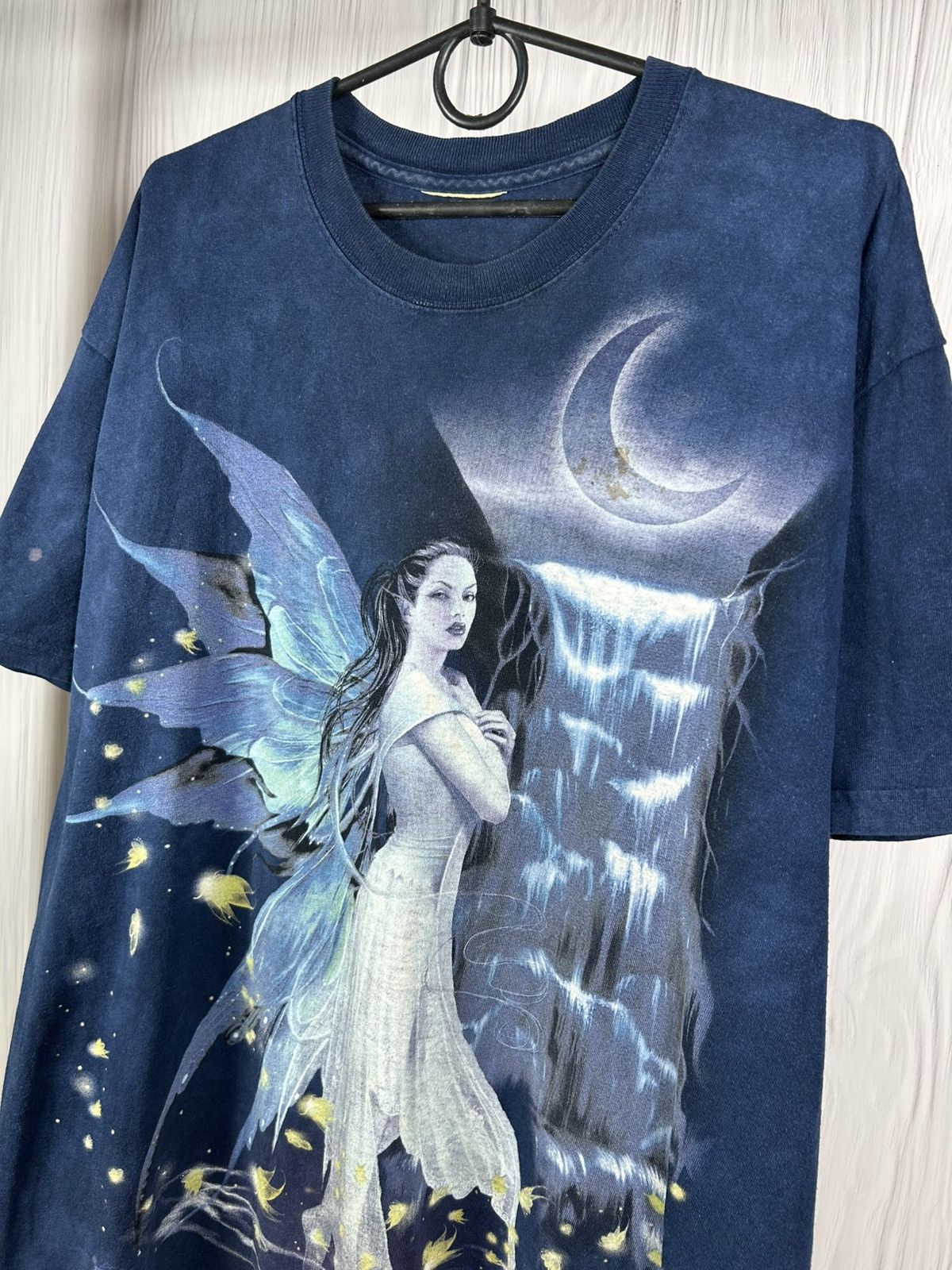 Vintage Vintage Fairy Pixie The Mountain Medium Shirt Fantasy Moon Size US L / EU 52-54 / 3 - 3 Thumbnail
