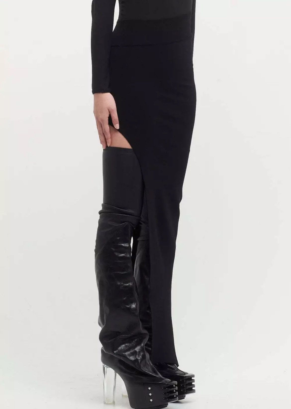 Rick Owens Rick Owens Edfu Knit Ankle Skirt Size 24" / US 00 / IT 34 - 7 Thumbnail