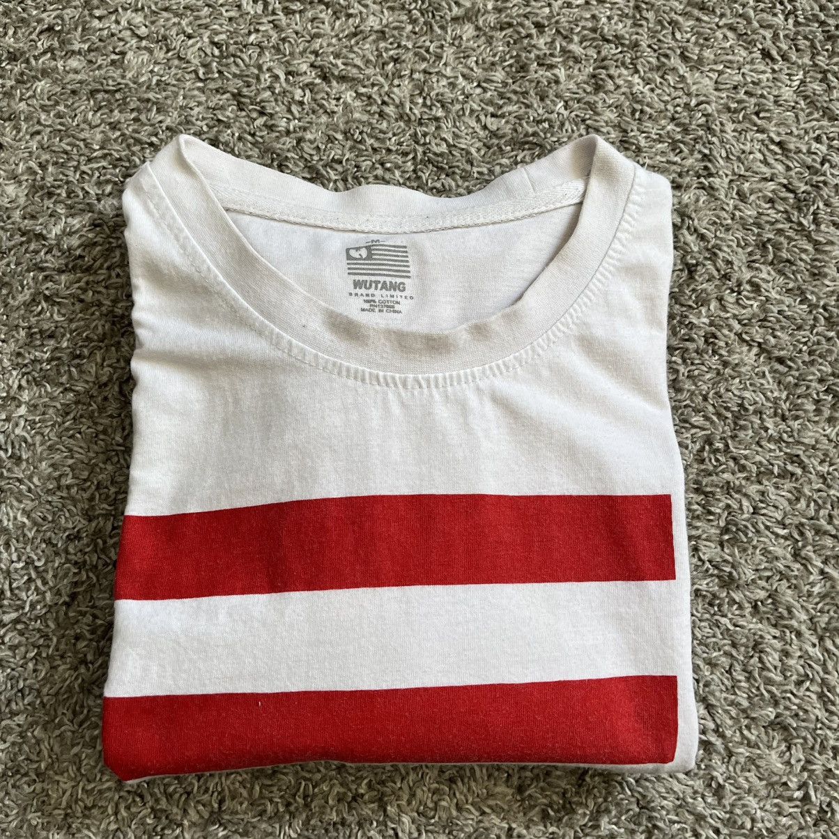 Wu-Tang Clan 🔴Wu-Tang Shirt Size Medium Iron Flag Stripes WuTang Gza Rza Size US M / EU 48-50 / 2 - 11 Thumbnail