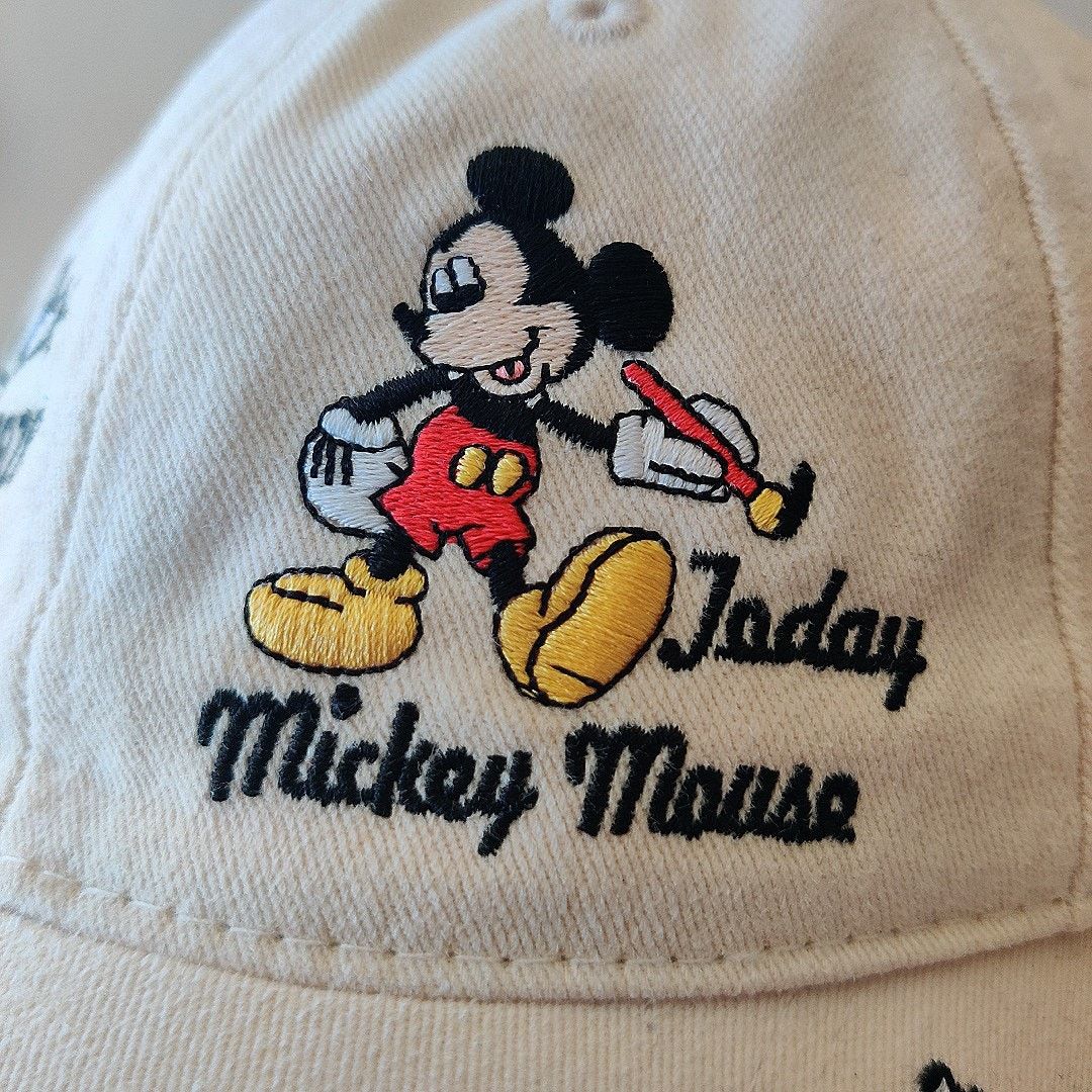 Disney Vintage Y2K history Mickey embroidered adult baseball cap Size ONE SIZE - 6 Thumbnail