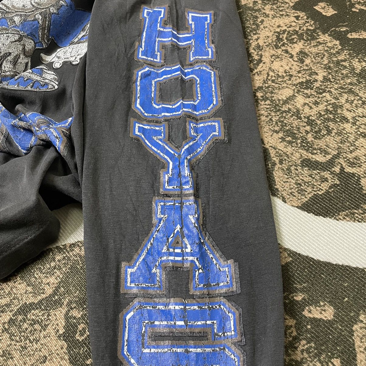 Vintage Vintage 1980s Georgetown Hoyas Sunfaded Distressed L/S Size US L / EU 52-54 / 3 - 3 Thumbnail