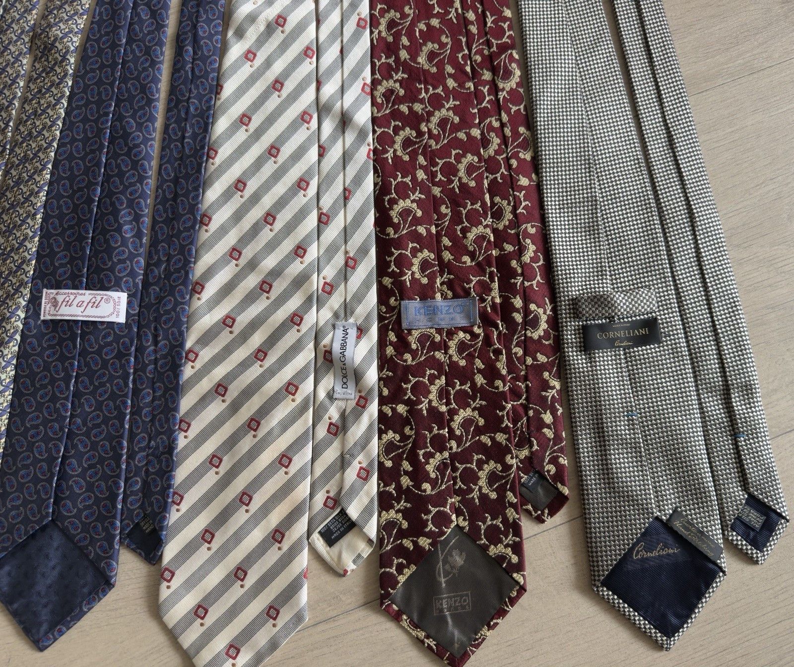 Dolce & Gabbana Set of 6 silk Tie Corneliani Dolce&Gabbana Kenzo Fil a fil Size ONE SIZE - 4 Thumbnail