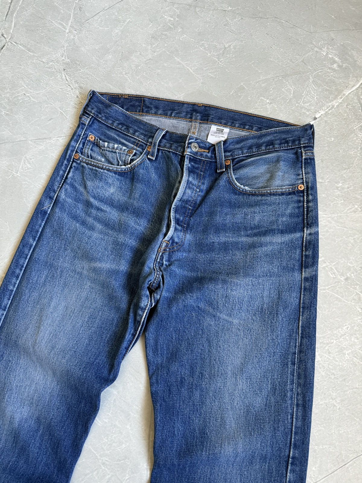 Levi's Levi’s 501 Vintage Jeans Blue Washed 33x32 Size US 33 - 6 Thumbnail