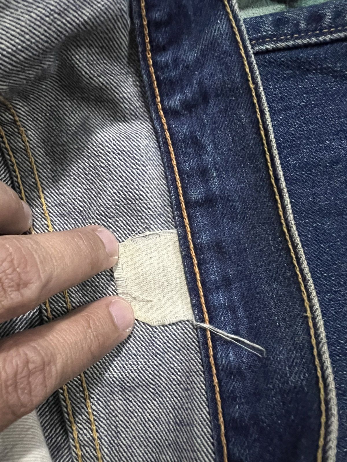 Sugar Cane 💥FLARE💥VINTAGE 80’S SUGAR CANES ZIPPER TALON JEANS Size US 33 - 15 Thumbnail